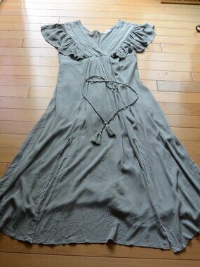 Baltic Born sage green boho maxi dress  Size XL